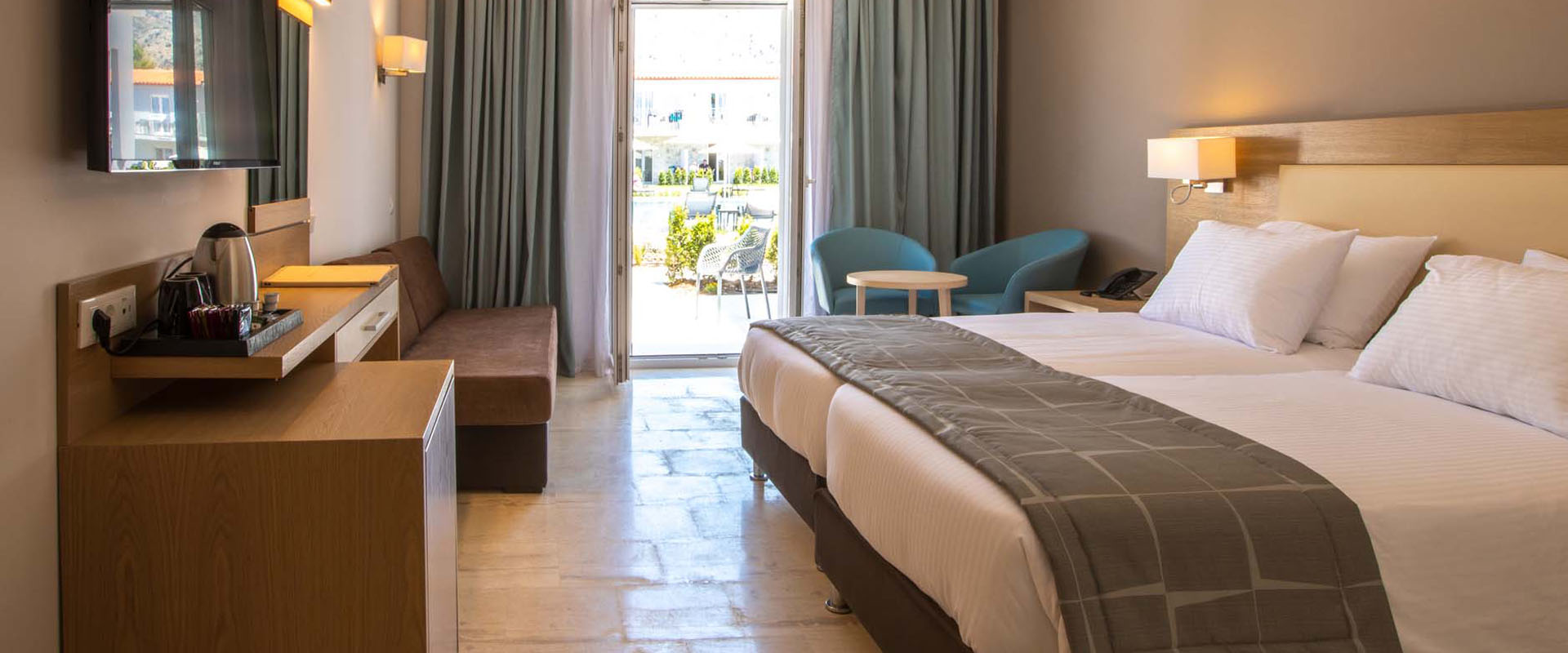 Paleros Beach Resort Luxury Hotel Twin or Double Slider